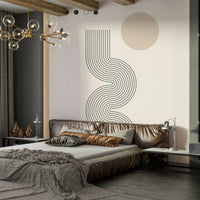 Durable and easy to install wallpaper mural

