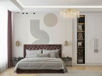 Stylish flowing shapes wallpaper texture

