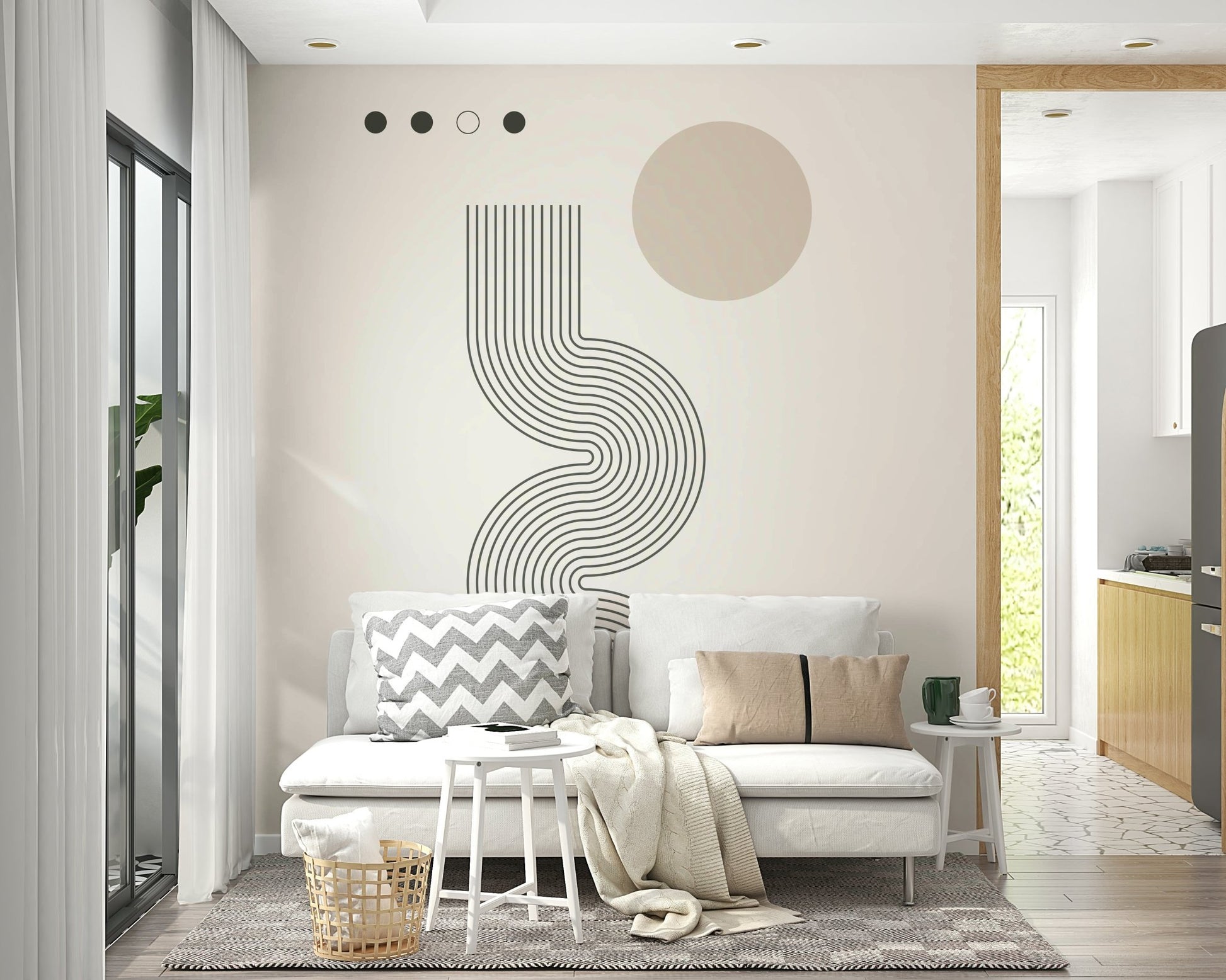 Warm vintage tones wallpaper for walls

