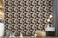 Stylish interior Retro Geometry geometric repeating pattern.