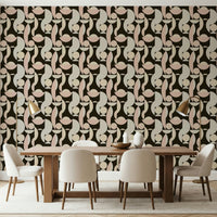 Retro Geometry wallpaper for walls abstract geometric pattern.