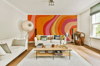 Wallpaper for walls with a playful, artistic feel

