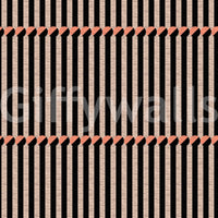 Contemporary home office decor with the Retro Lines Wallpaper.