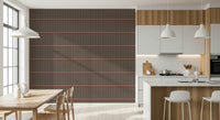 Minimalist wallpaper for walls using the Retro Lines Wallpaper.