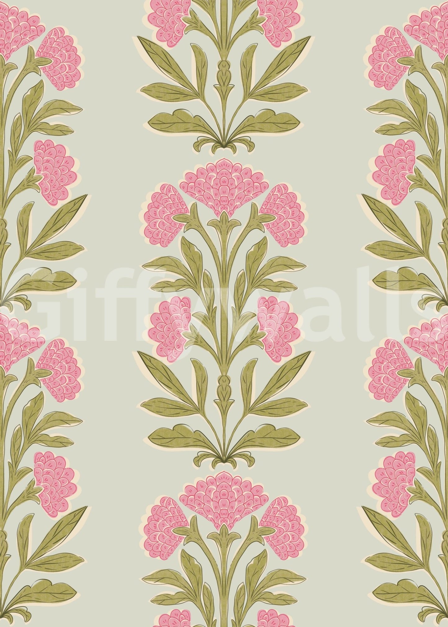 The design is non-realistic and interpretive.

