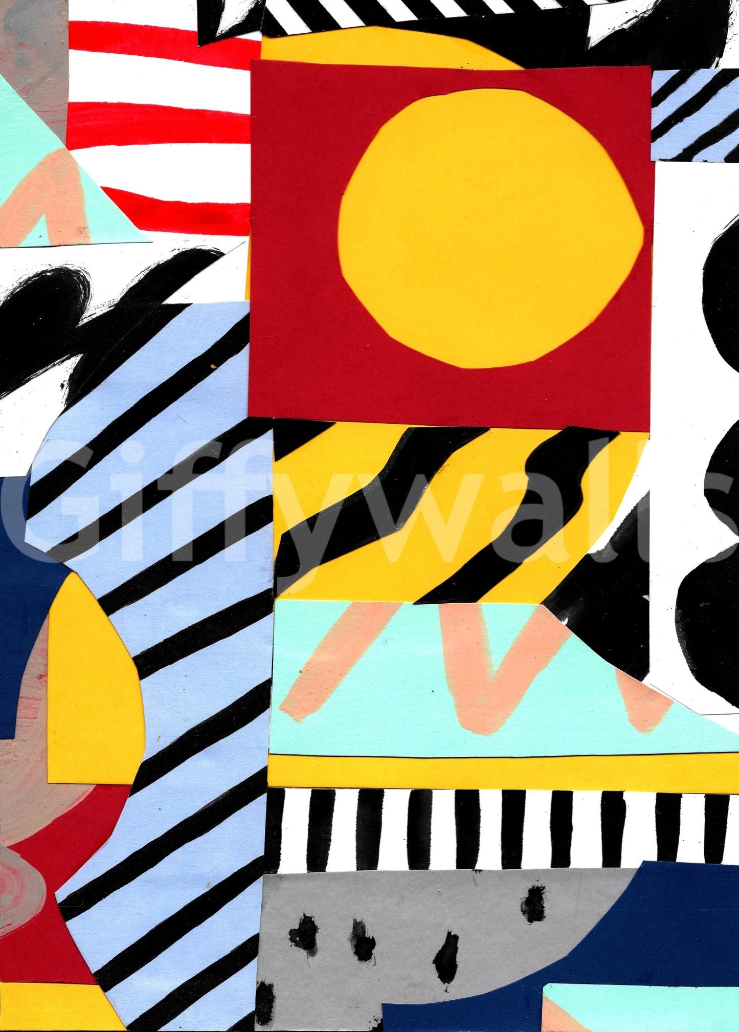 A high-quality minimalist wall mural for walls.