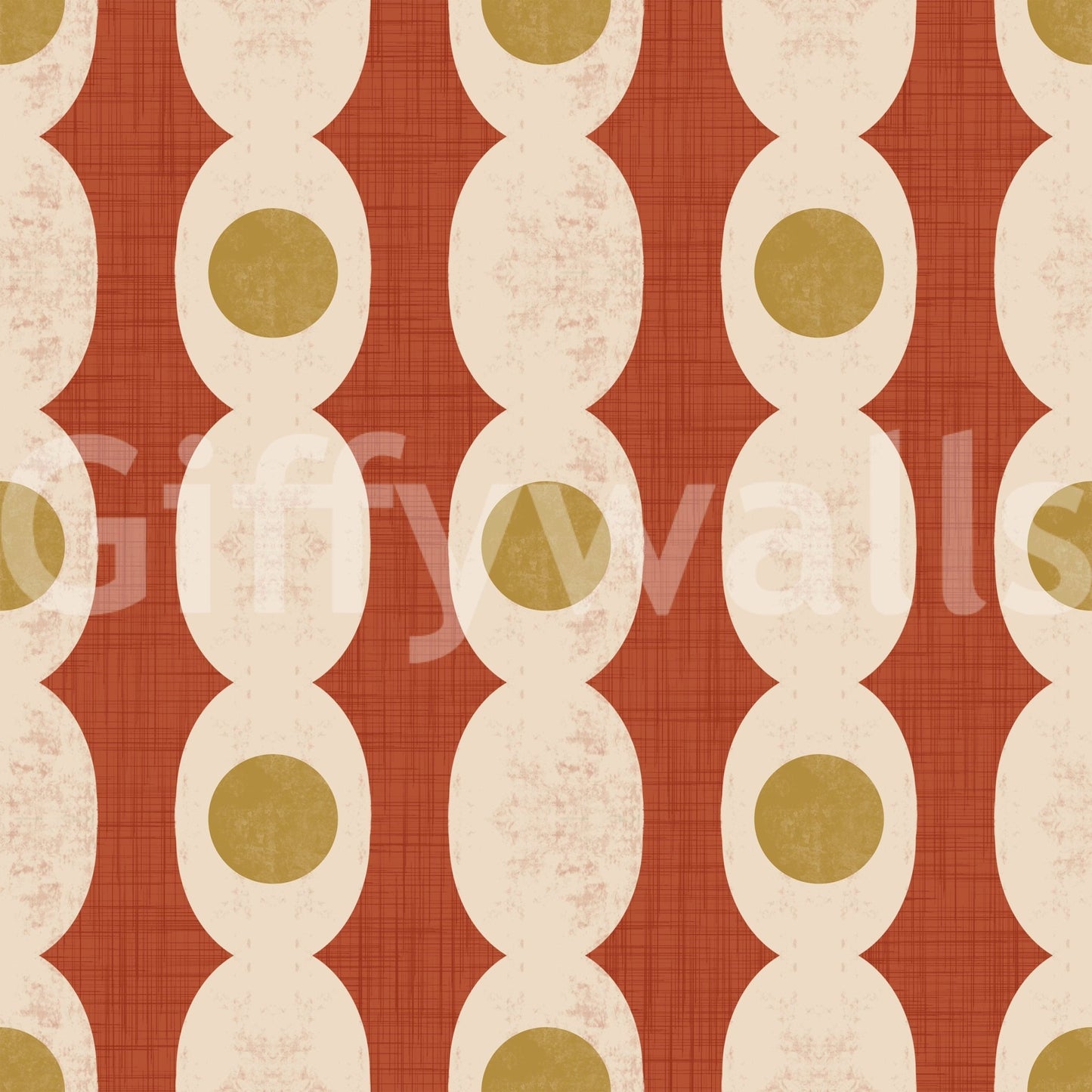 Iconic 60s Retro Rings Wallpaper⁠ inspired design