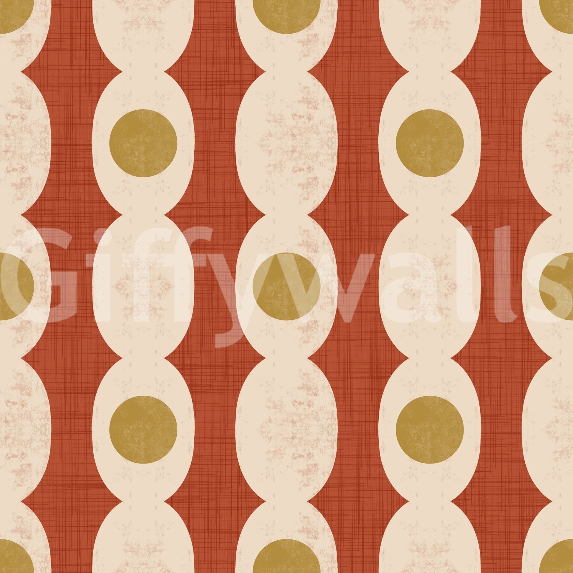 Iconic 60s Retro Rings Wallpaper⁠ inspired design
