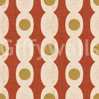 Iconic 60s Retro Rings Wallpaper⁠ inspired design