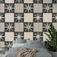 Mid century modern starburst wallpaper

