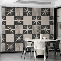 Minimalist mid century starburst wallpaper

