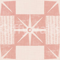 Quilt block wallpaper pink pastel style

