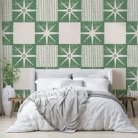 Mid century modern starburst wallpaper, GD1032