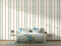 Retro stripe serenity, detailed view

