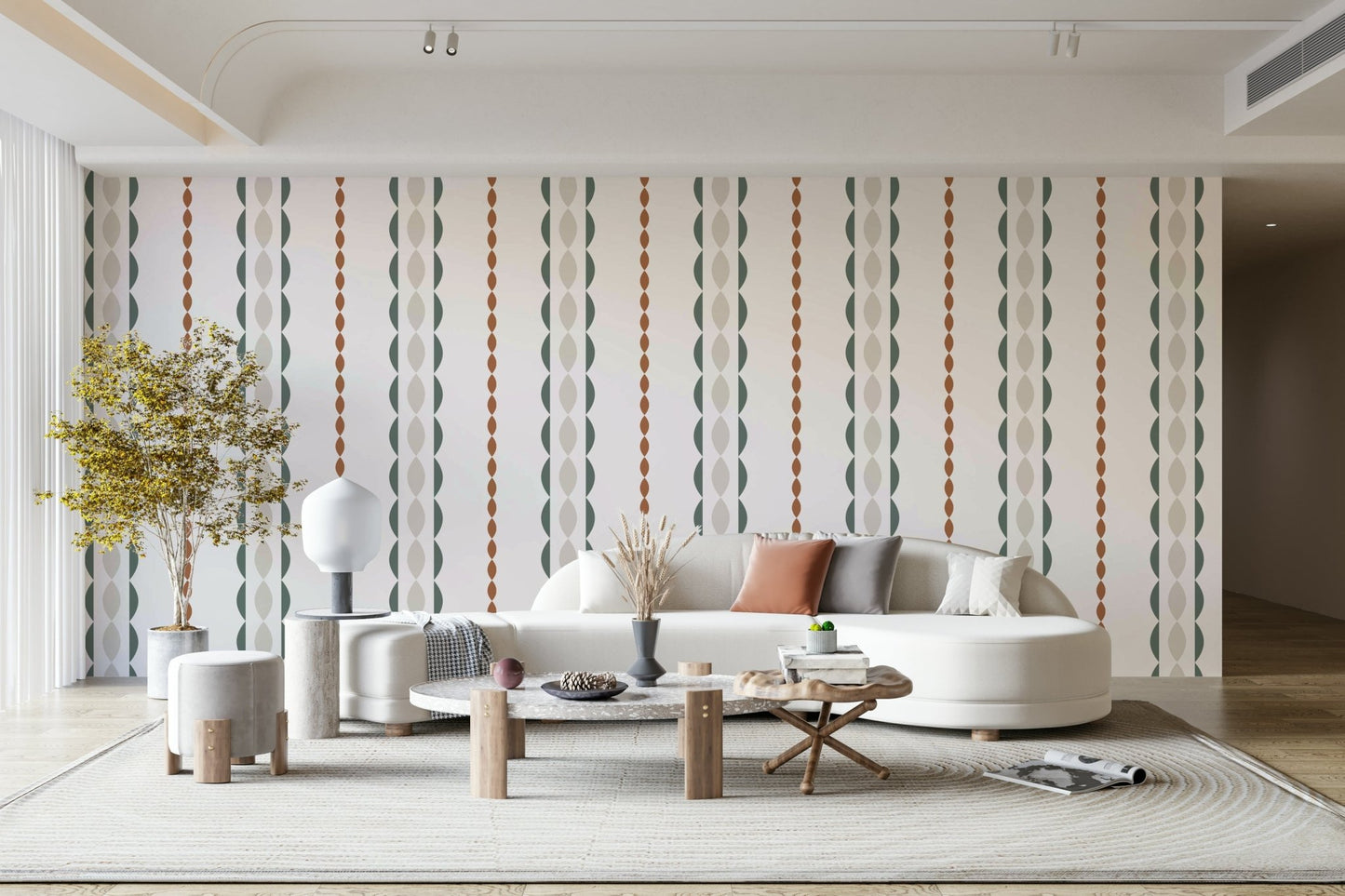 Wallpaper for walls with a fantastical landscape

