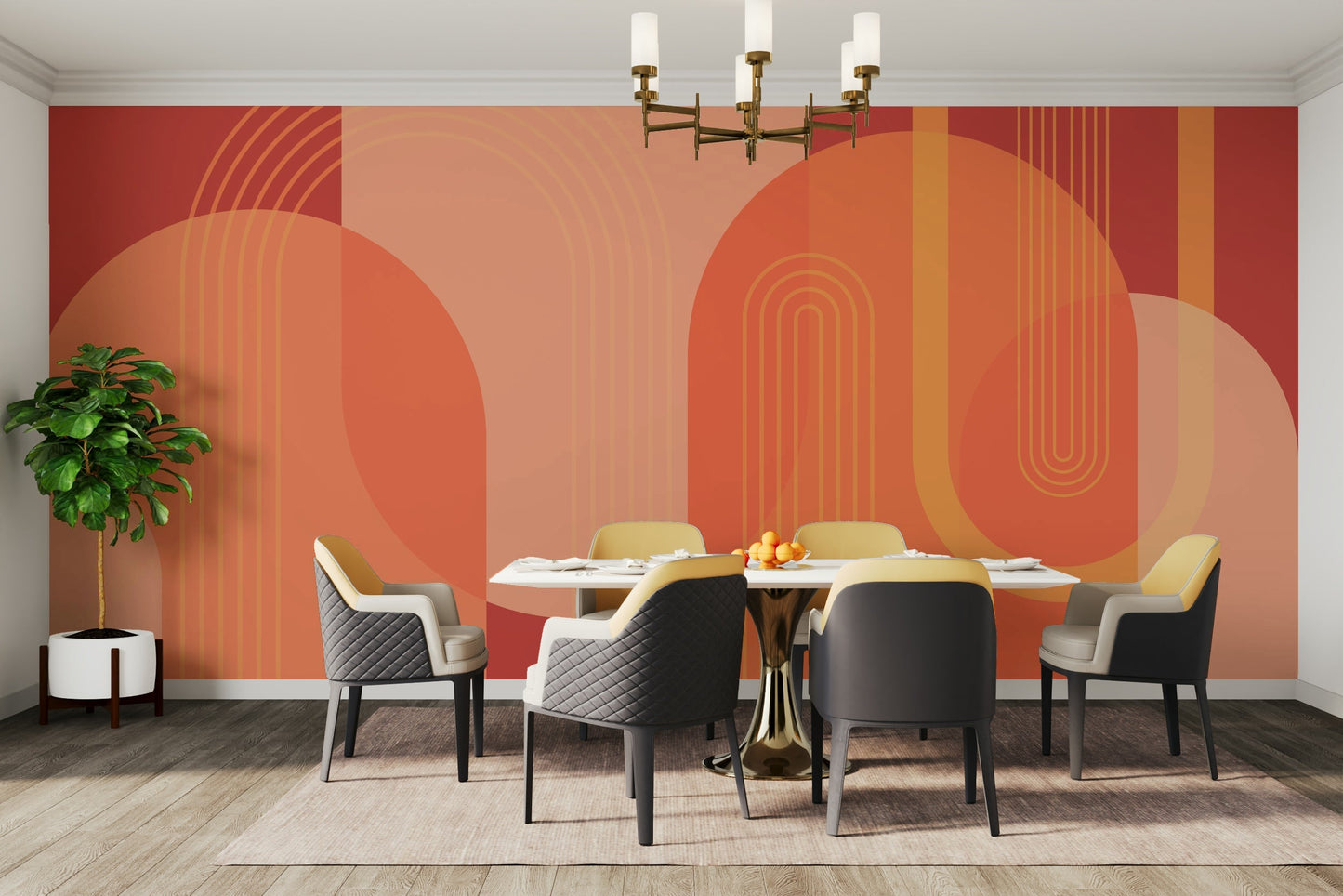 The mood is peaceful and serene.

