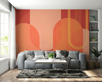 The arcs are the central focus of the image.

