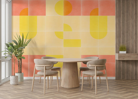 Retro Tiles 01 mural wallpaper, GD2499