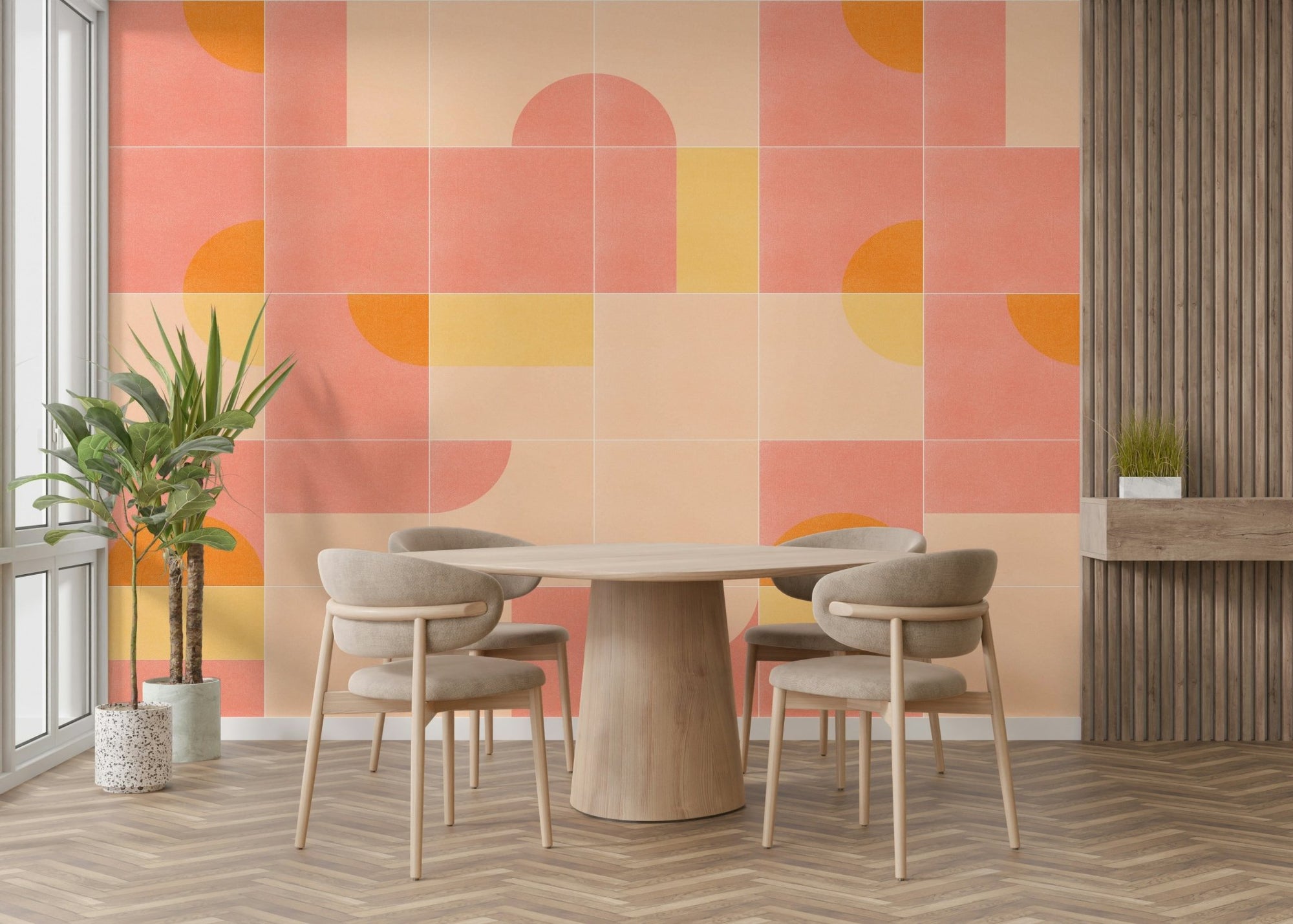 Retro Tiles 02 mural wallpaper, GD2500