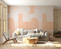 Creative retro tile wall design
