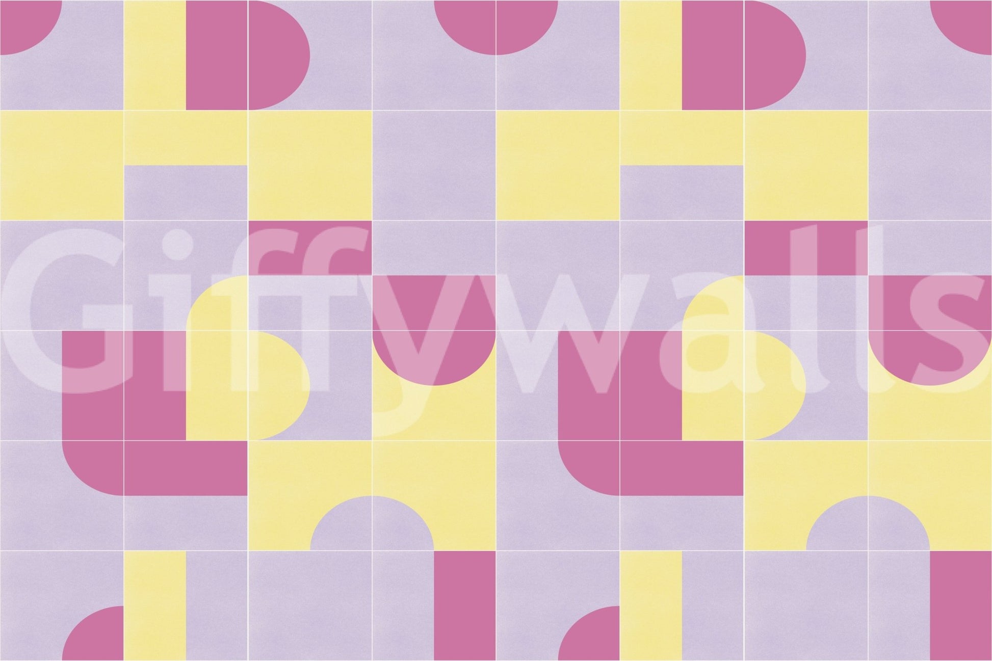 Tile-inspired wall design for relaxed spaces

