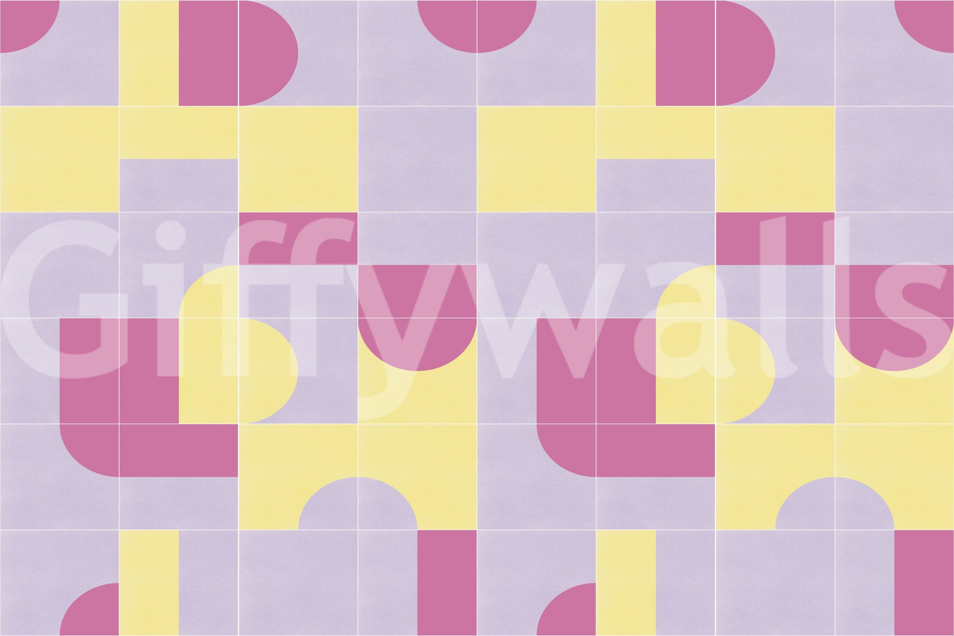 Tile-inspired wall design for relaxed spaces

