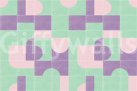 Rustic setting with Retro Tiles 09 design

