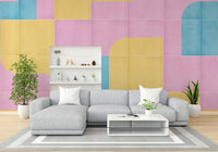 Decorative repeating tile wallpaper pattern

