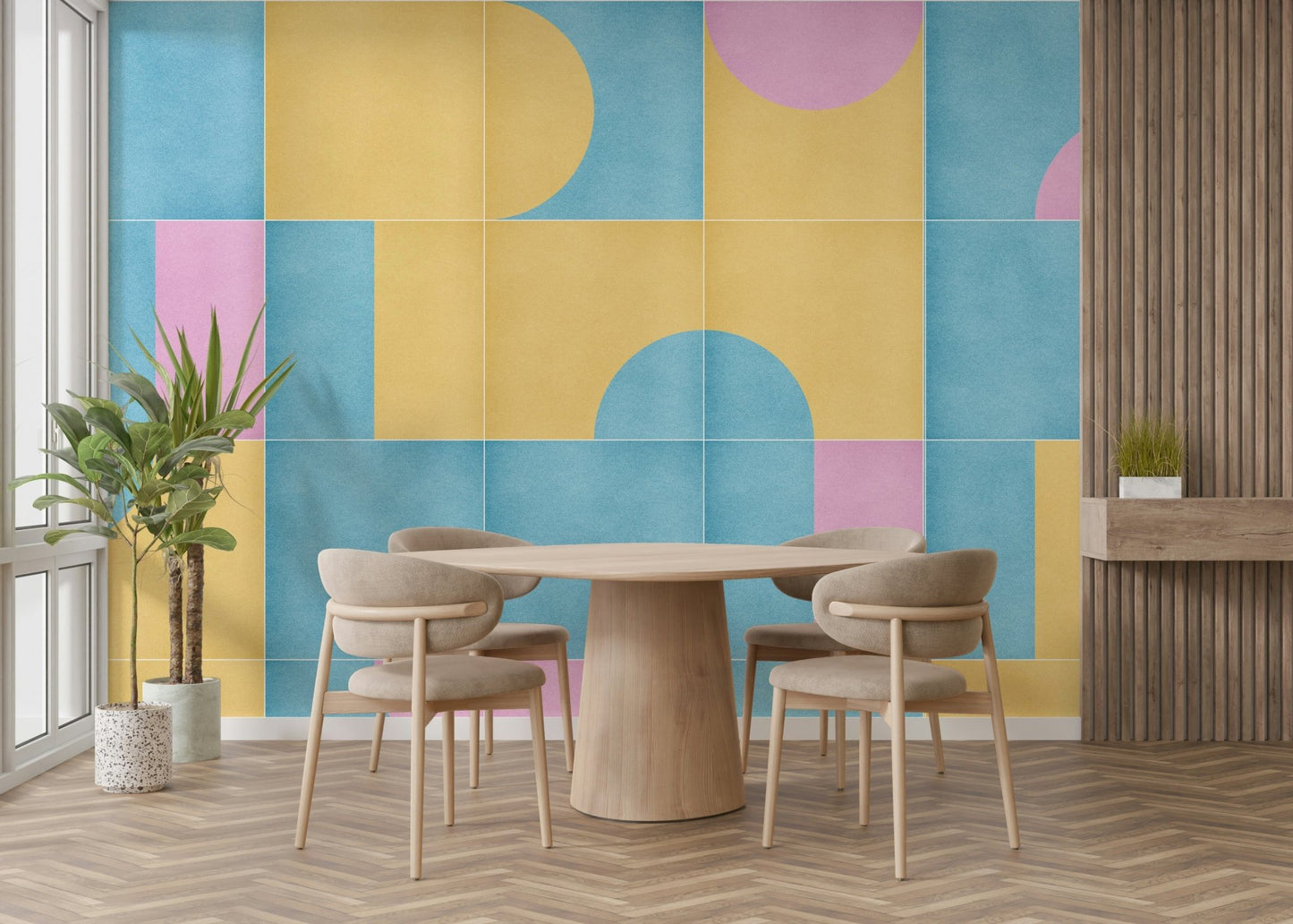 Close-up of Retro Tiles 12 wall mural, GD2592