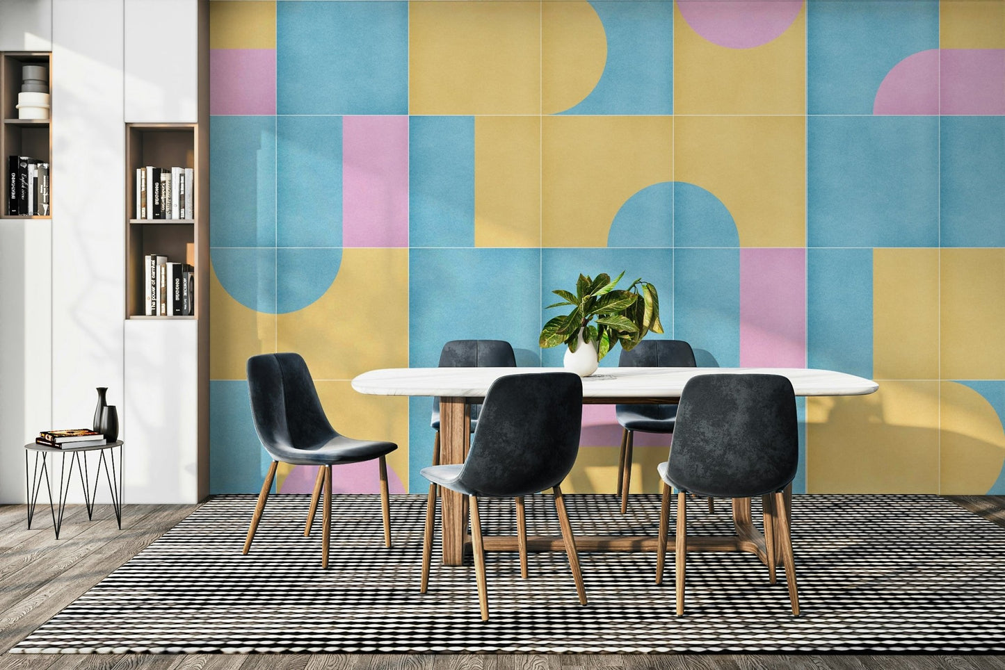 Timeless tile wallpaper for kitchen walls, GD2592