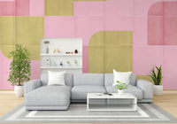 Café interior with Retro Tiles 13 wall mural
