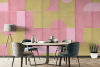 Vintage tile pattern in soft tones

