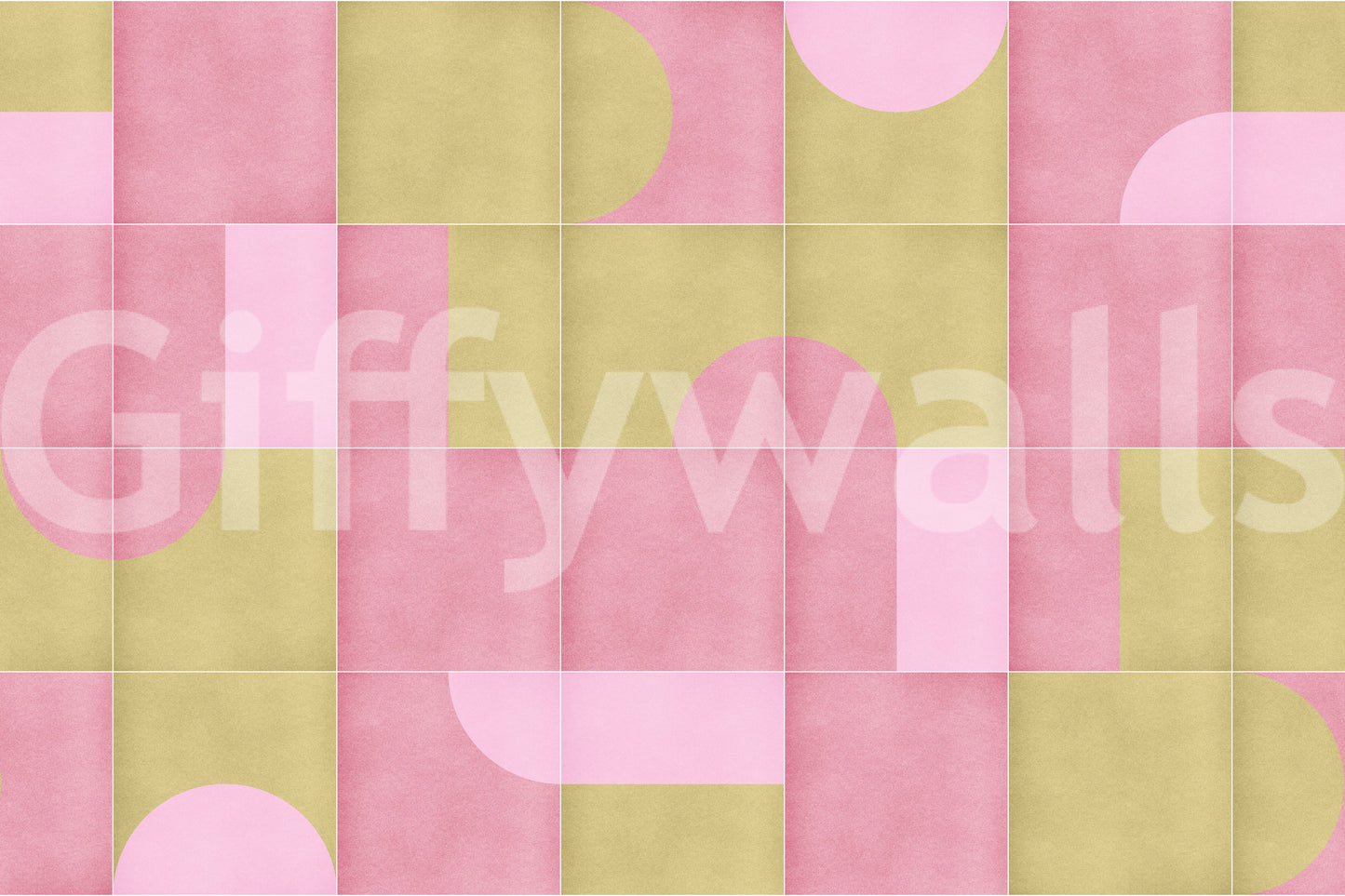 Decorative tile design wallpaper in vintage style