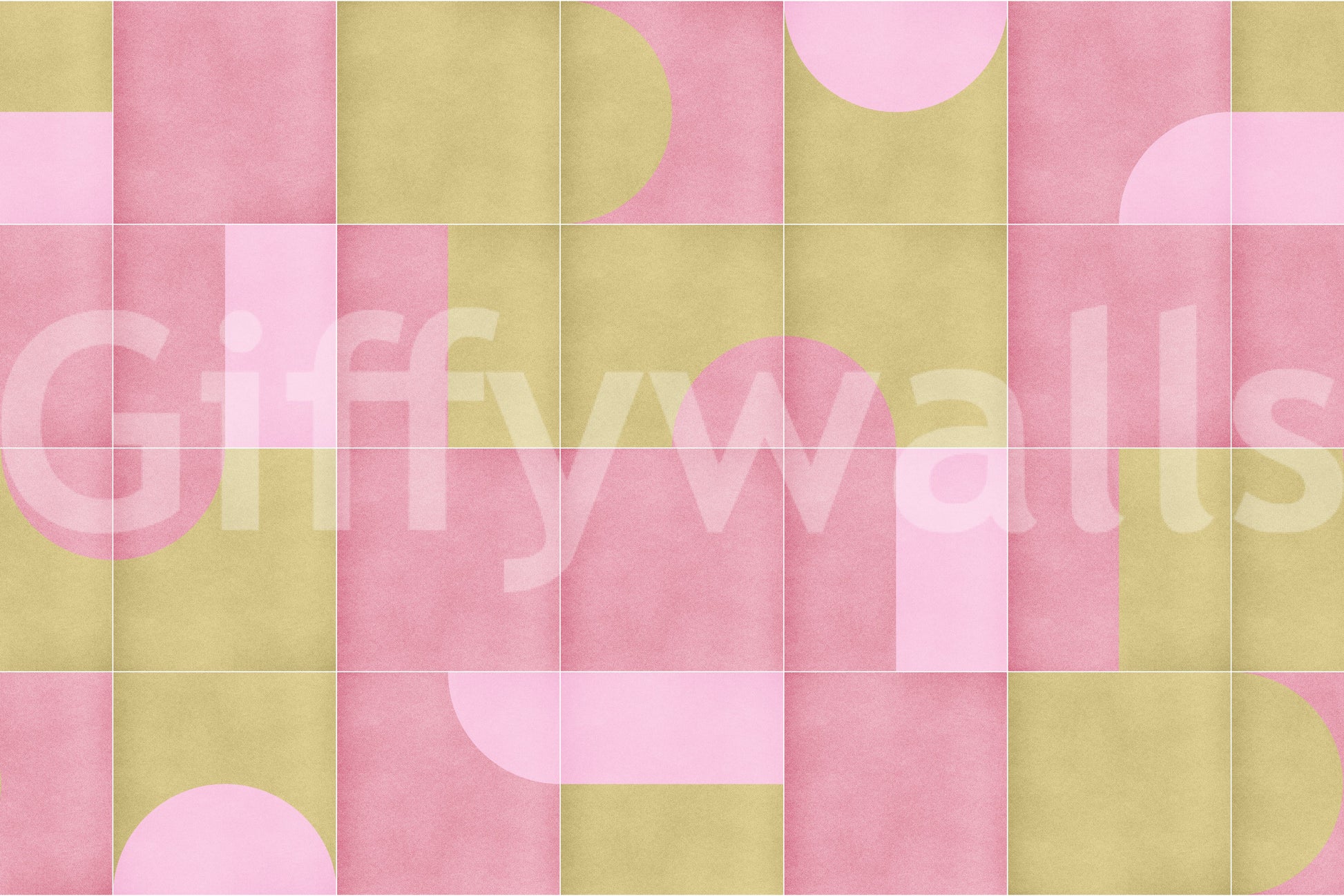 Decorative tile design wallpaper in vintage style