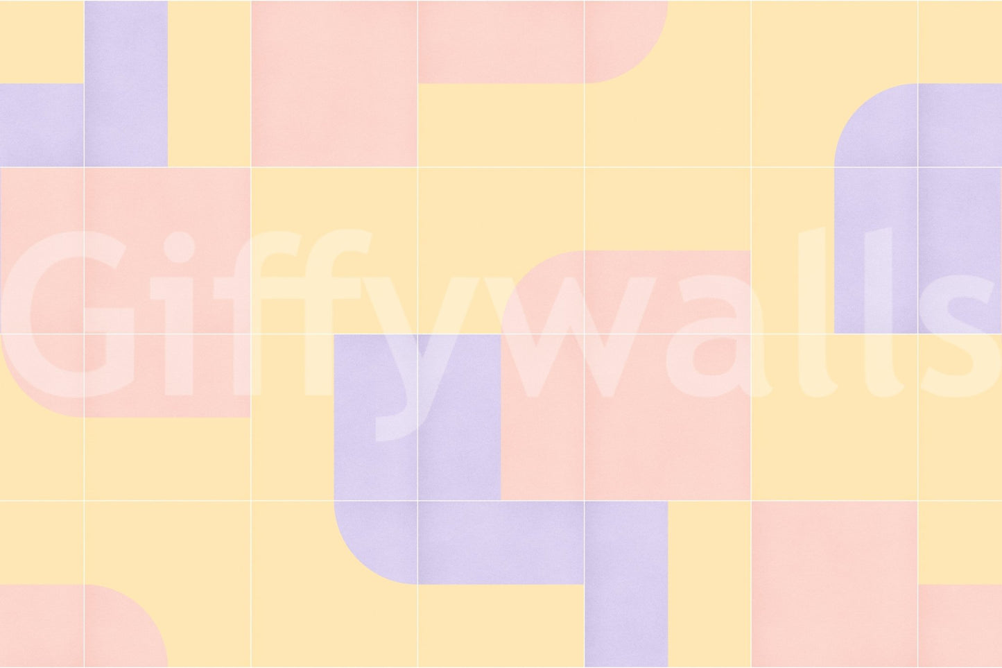 Retro-style feature wall with bold wallpaper

