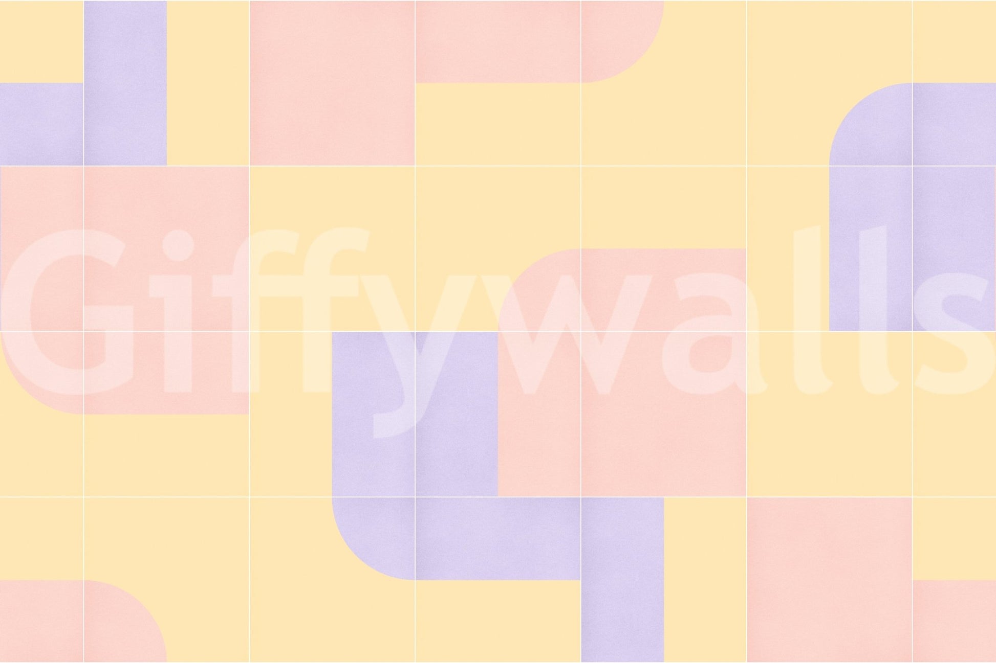 Retro-style feature wall with bold wallpaper

