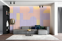 Rustic interior with Retro Tiles 18 wall mural