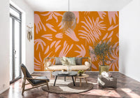 Retro Tropic Bloom Wall MuralGD9160