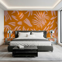 Retro Tropic Bloom Wall MuralGD9160