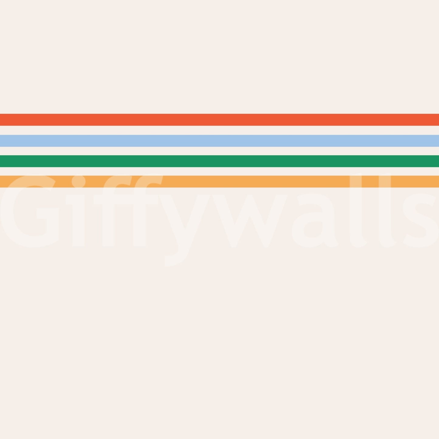 Minimalist linear pattern of the Retro Vibe wall muralGD9450