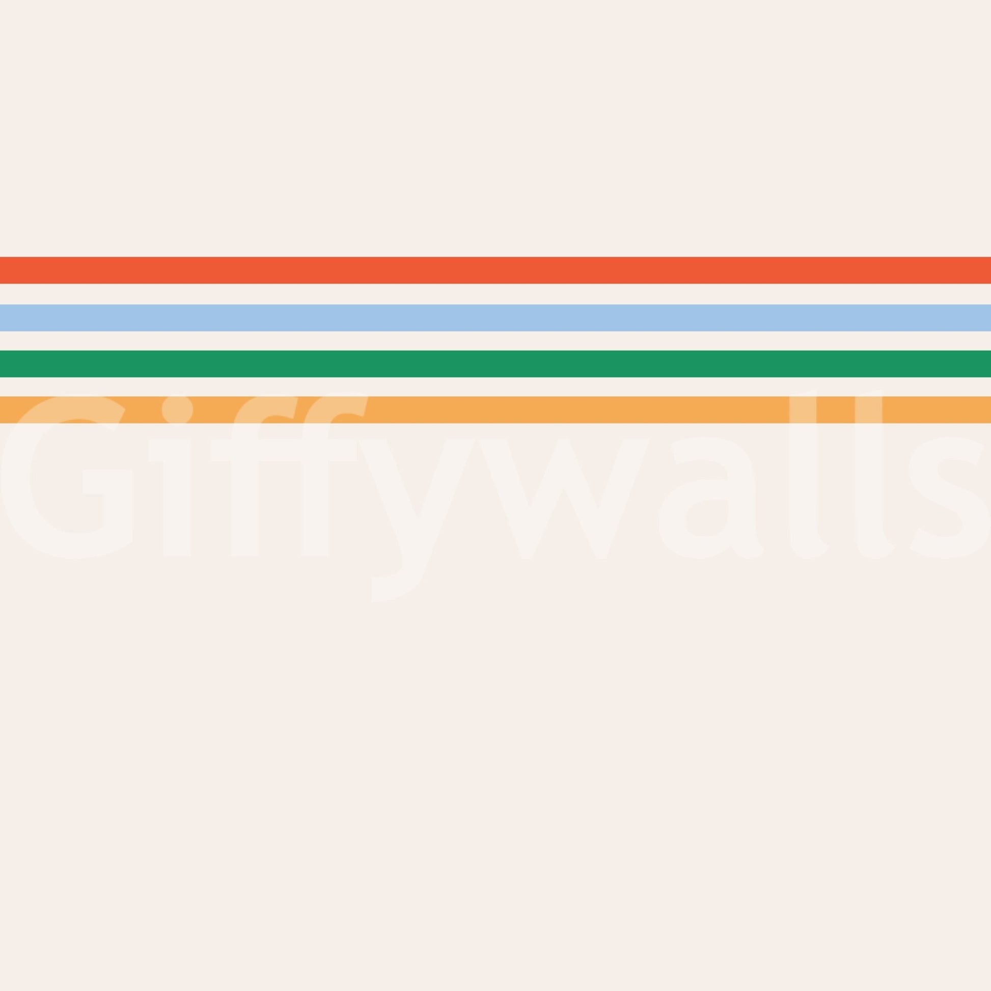 Minimalist linear pattern of the Retro Vibe wall muralGD9450