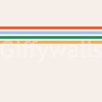 Minimalist linear pattern of the Retro Vibe wall muralGD9450