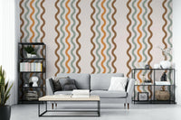 The colors are soft and gentle, with a muted, retro palette.

