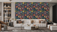 Artistic Jazz-Inspired Rhythmic Wallpaper Design
