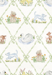 Lightweight animal-themed wall mural, GD992