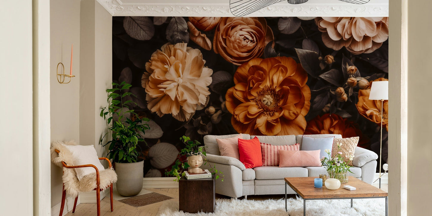 Wallpaper for walls with a serene, artistic feel

