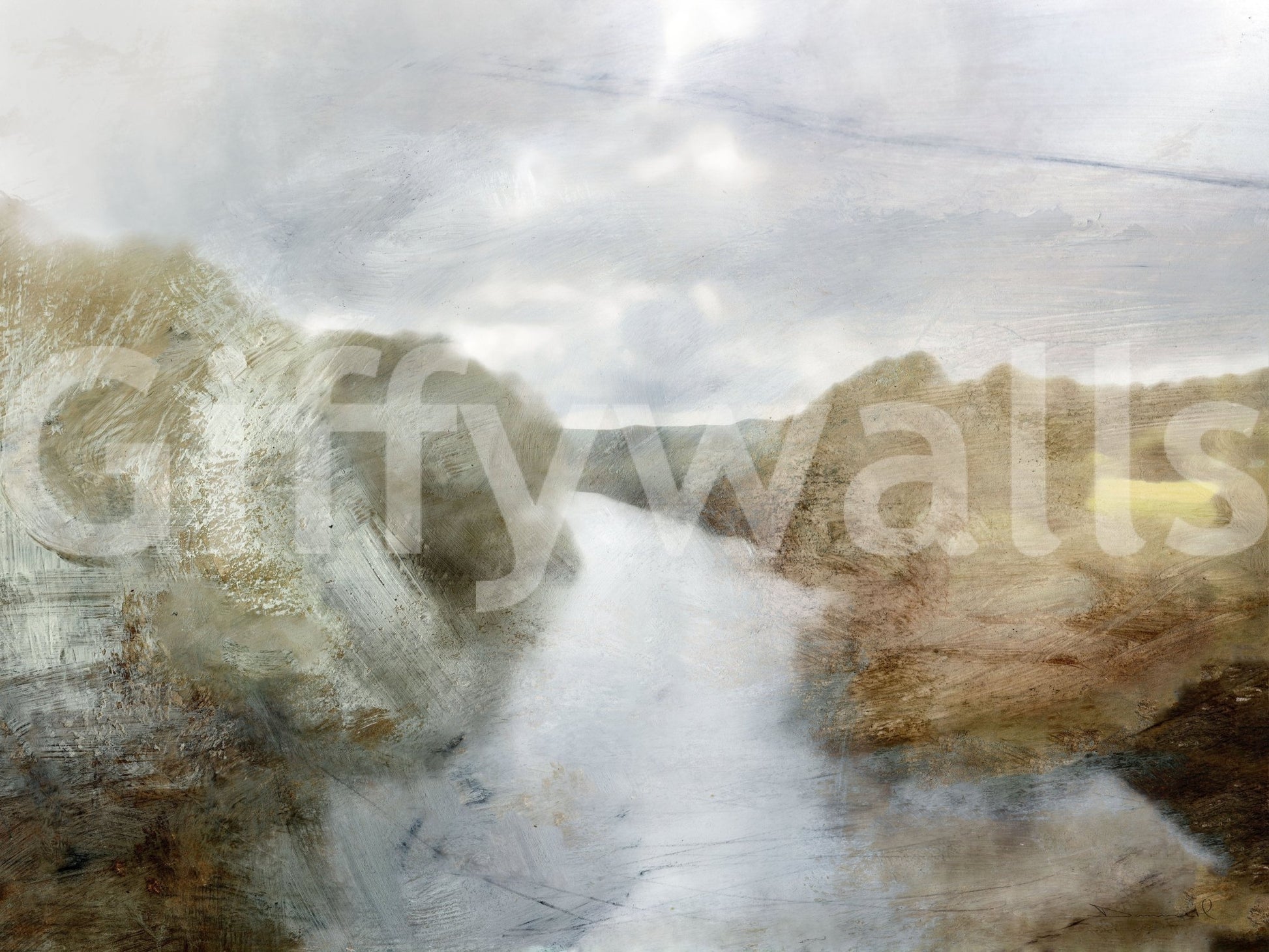 A high-quality abstract print wall mural for walls.