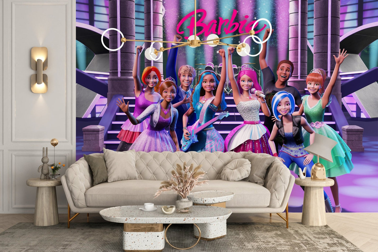 Rockstar Princess Barbie Wallpaper Murals