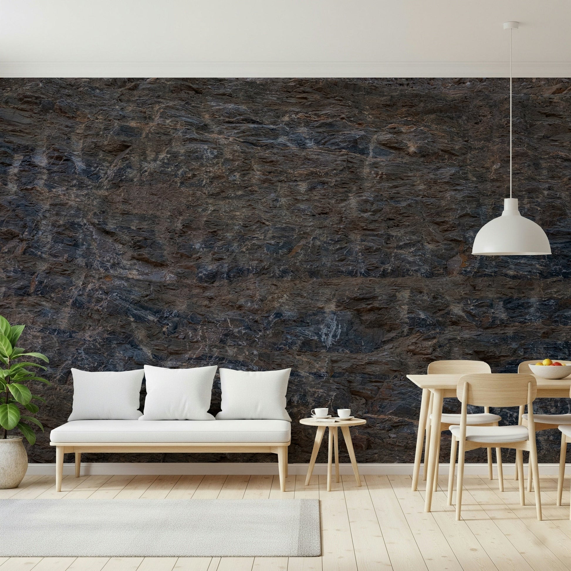 Close-up texture of the Rocky Terrain geological rock wallpaper., GD6145
