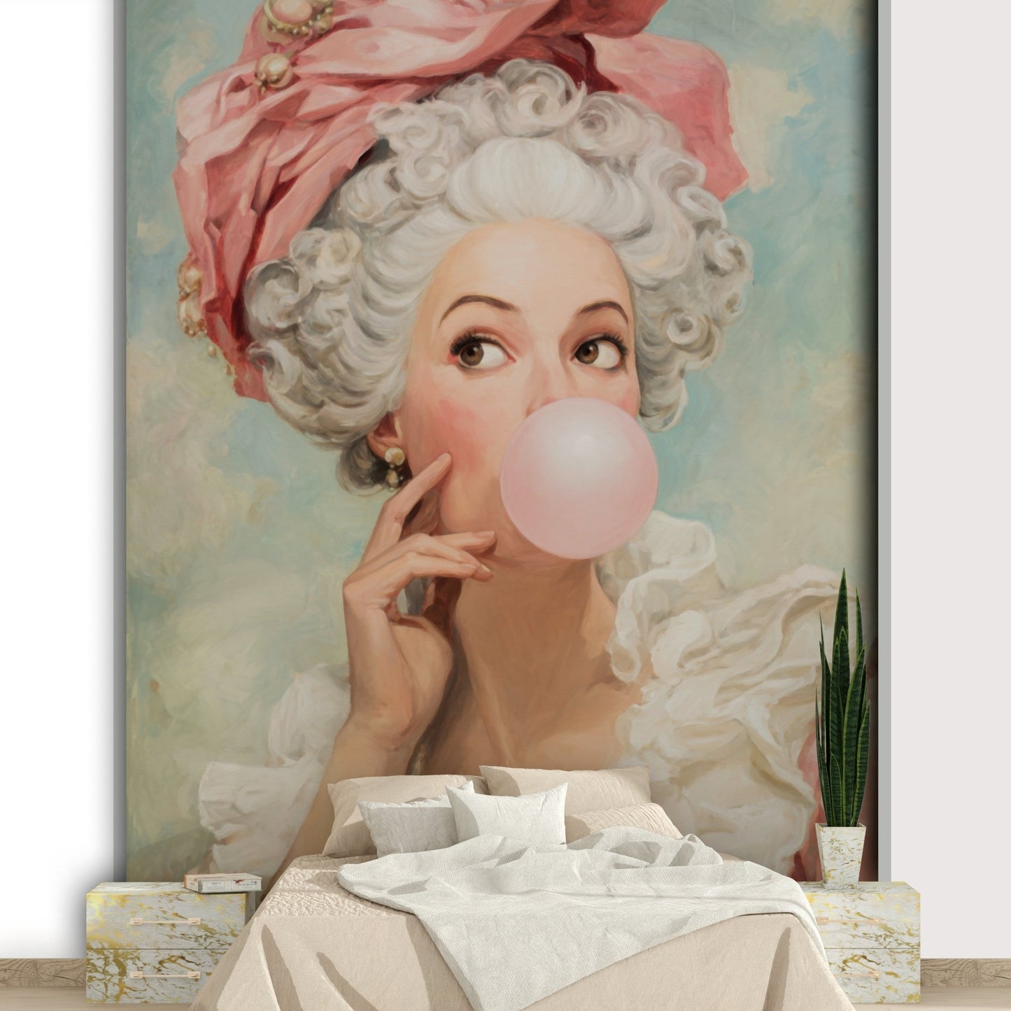 a famous painting with a funny twist

